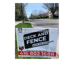 DECK AND FENCE - same day estimate - Image 2