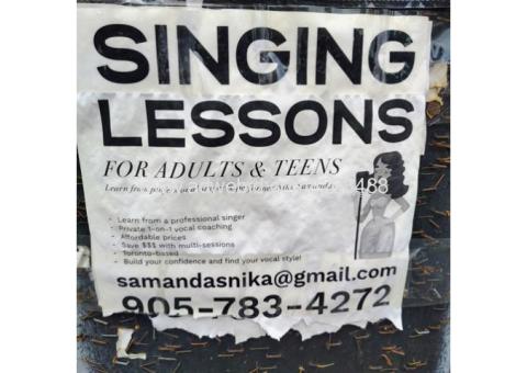 SINGING LESSONS
