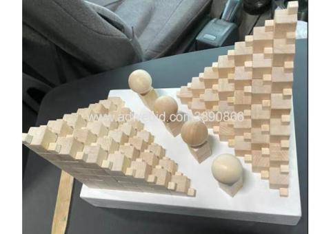 3D sculpture “The Twin Pyramids”